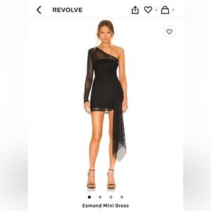 Revolve black mini dress!